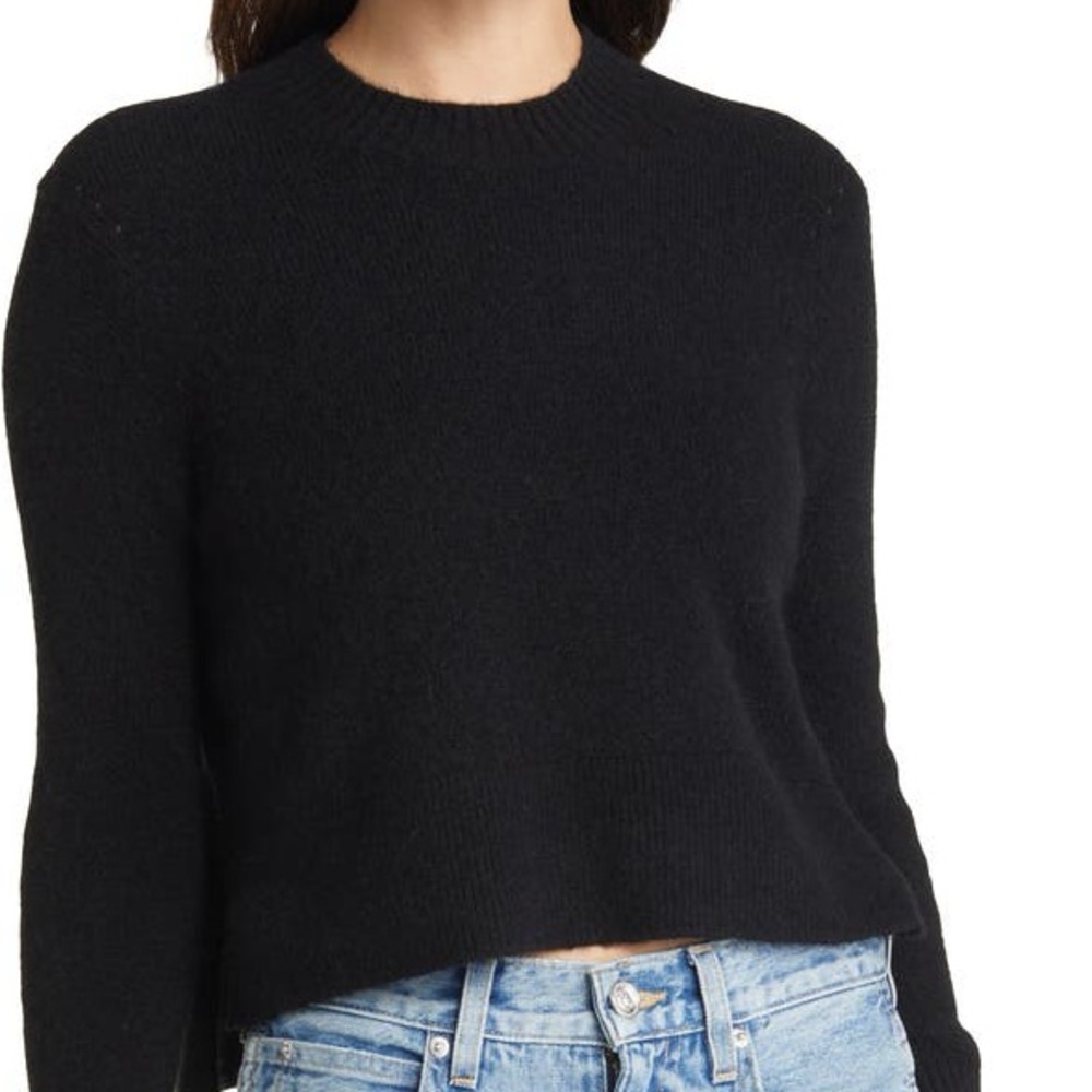 Allsaints Wick Wool Blend Crop Sweater